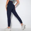 Leggings da donna K Elastico Vita alta Bottino Sollevamento Sport Donna Asciugatura rapida Fitness Corsa Pantaloni da yoga Palestra Ragazza Leggings tinta unita 3D