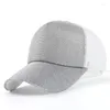 Boll Caps F￤rgen ￤ndras gradvis till kvinnors baseball Hip Hop Mesh Cap Outdoor Sports