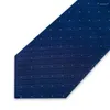 Bow Ties Wysoka jakość 2023 marki projektantów Modna Biznes 7 cm szczupły dla mężczyzn Niebieskie studenckie biuro studenckie z pudełkiem podarunkowym