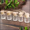 Party Favor Car Air Freshener Vent Clip Essential Oil Diffuser Empty Glass Bottle Fragrance Aromatherapy Scented Bottles Ornament De Otsop