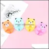 Hooks Rails Plastic Cute Cartoon Adhesive Hook Powerf Traceless Plug Kitchen Bear Plugs f￶rvaring Drop Delivery Home Garden Housekee Dhzn7