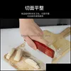 Baking Pastry Tools Thickened Stainless Steel Cutting Knife Steamed Bread Sau Powder Scraper Dough Nougat Wooden Handle Drop Deliv Dhyen