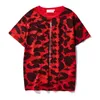 Designer Men T Sizeças de moda camuflagem de manga curta Homens de verão de verão colorida camise