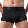 Sous-caisse Sporty Boxer Underwear Souching Pouch Low Rise Shorts Sexy Bulge Under Panties