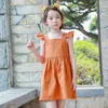 Девушка es en new 2022 Baby Summer Fly Fline Girls Princess Girls Kids Down Dod Bowd Дети одежда для малыша милая #5561 0131