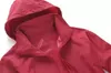 Summer Womens Mens Brand Rain Jacket Coats Outdoor Casual Hoodies Windproof Solskyddsmedel Face Coats Black White XS-XXXL