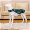 Hundebekleidung Weihnachten Plüsch Warme Haustier Kleidung Weste Sxxxxl Winter Gitter Mode Mantel Zubehör Vtky2087 Drop Lieferung Home Garden Supp Dhti5