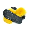 Slippers MPPM Faux Fur Slides Fluffy Sandals Girls Beach Home Plush Sliders ry Flip Flops Women Shoes Woman 230201