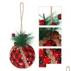 Decorazione per feste 9Pcs Albero di Natale Palline appese Pendenti per layout di scene creative Decorazioni per la casa Drop Delivery Garden Festive Supplies E Dh2Li