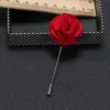 New Fashion Rose Flower Brooches for Men Men Collar Brooch Pins Wedding Brooches Bouquet Wholesale Price Nice Gift