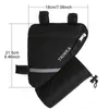 Borse laterali Triangle Cycling s MTB Front Tube Mountain Bike Pouch Frame Holder Borsa da sella per bicicletta 0201