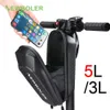 Panniers S Accessories Electric Vehicle Waterproof för Xiaomi Scooter Front Bicycle Bag Bike Parts Rainproof 0201