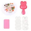 Sushi Tools Cute Cat Nori Rice Mold Dog Bear Rabbit Panda Embossing Mallen Bento San Decoration Cutter Onigiri Maker Molds 230201