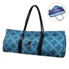 Outdoor Bags Printed Canvas Yoga Mat Bag Women Sports Equipment Pilates Fitness Dance Gym Cover Storage Holder
