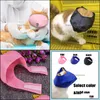 Kedi Tımar Nefes Alabilir Naylon Muzzles Yüz Maskeleri Damat Yardımcıları Banyosu Antibriting Aletler için Antiscratch Pet Malzemeleri Daml Deli Dhftn