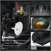 Serbatoio carburante billetta alluminio deflettore cattura olio può con filtro di sfiato motore mini separatore tk92 drop delivery cellulari motocicli pa Dhxi7