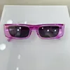 Svart acetat rektangel solglasögon för kvinnor män 553 sunnies glasögon sonnenbrille gafa de sol sun skuggor uv400 glasögon med låda