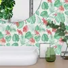 Wallpapers Peel And Stick Wallpaper Floral Contact Paper Tropical Red Flowers Self Adhesive Wall Stickers For Bedroom Home Decoration