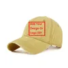 Ballkappen Retro Funny Print Baseball Cap verstellbare Männer Frauen Hip Hop Hut Papa Sun Hatsyour Personalisierte Frühlings Sommer DIY G230201