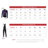 Cycling Jersey Sets Santic Suit Long Sleeve Shirt Mountain Bike Road Bib Winter Windproof Men 221201