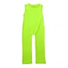 Abbigliamento da palcoscenico Ragazza per bambini Senza maniche Elastico Ginnastica Body da danza classica Danza Unitard Dancewear Ragazze Costume da ballo Yoga Sport Tuta lunga