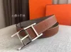 Designer Belts Genu￭no de couro de moda masculina Largura de cinto 3.8/3,2 cm Altamente qualidade com cintos de luxo de caixa fivela para homens