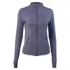 Lu Lu Fiess Abiti Abbigliamento da yoga Abbigliamento sportivo da donna Giacche esterne Abbigliamento da esterno Casual per adulti Corsa Esercizi Trainer Maglie a maniche lunghe