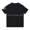 Conception De Luxe Marque De Mode Hommes T-shirt Bande Lettre Imprimer À Manches Courtes D'été Lâche T-shirt Top Noir Blanc Asiatique Taille S-2XL