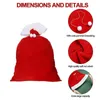 Storage Bags Christmas Santa Bag For Gifts Large Gift With Drawstring Playing Present Toy