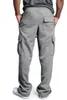 Мужские брюки флисовые многолетние многокетняковые мужские мужские грузовые брюки мужчина спортивная одежда повседневная сплошные вязаные мужские брюки для мальчиков зима 230131