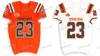 Anpassad NCAA College Football Jersey College bär 2023 Reeses Senior Bowl Uniforms 100% ED Embrodery Custom Eventuellt namnnummer Orange