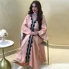 Etniska kläder muslimska abaya diamant spetsklänning afrikansk dashiki vestido cardigan kimono långa mantelklänningar jubah mellanöstern ramadan arab