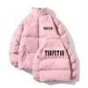 Мужские вниз по зимним курткам Parkas и пальто верхней одежды Trapstar London Padded Jacket Мужчины Женщины Ветровые ветровые брызги. Теплое мужское пальто 230131