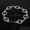 Charm Bracelets Lovers Couple Vintage Fashion Womens Crossborder Skl Bracelet Drop Delivery Jewelry Dh5Bc