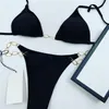2023 Bayan Bikinis Seti Burun Seksi Açık Kayış Şekli Mysuits Tasarımcıları Lüks Yüzme Mavası Moda Takım Moda Plajı Yaz Kadınları Yüzme Biquini