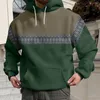 Felpe con cappuccio da uomo Uomo Autunno Inverno Casual O Collo Manica lunga Felpa con cappuccio stampata 3D Camicetta superiore Calmati è solo un maglione di