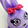 Easter Party Plush Bunny Toys Purple Blue Green Yellow Rabbit Spring P￡scoa Presentes para crian￧as para crian￧as boneca