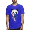 T-shirts pour hommes Je te déteste Panda Visage T-shirt à manches courtes Hauts d'été T-shirts à la mode