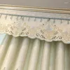 Rideau Style Européen Rideaux Pour Salon Chambre Lumière De Luxe Couronne Brodé Villa Produit Fini Personnalisation