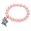 Strand Hand Made Sorority Skee Wee Charm Bracelets de perles