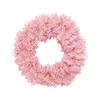 장식용 꽃 창조적 인 단색 핑크색 선물 상자 화환 크리스마스 벽 장식 문 창문 6 발 화환
