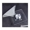Bakning bakverk verktyg diy kaka metallplatta skivspelare roterande antiskid rund stativ dekorera roterande med 6 skribern￥lar dropp del dhmjo
