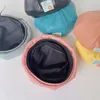 Bérets 2023 PU cuir béret chapeau pour enfants enfants casquette plate chapeaux franch style 90s artiste peintre couleur unie