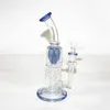 Hockahs Glass Bong Pipes Heady Mini Bongs Dab Rigs 작은 Bubbler Beaker Recycle Oil Rig Silicone Dabber 도구