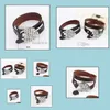 Charm Bracelets Beautifly Fashion Statment Bohemian Snake Leather Bracelet Pseras Heart Style Wrap Infinity Drop Delivery Jewelry Dhebn