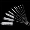 Cleaning Brushes 10Pcs Set Stainless Soft Hair Suction Glass Tube Cleaner Nylon Bottle Fish Tank Pipe Brush Household Tools Drop Del Dhndi