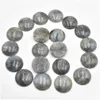 Charms Natural Tiger Eye Stone Rose Quartz Mixed 25Mm Round Cabochon Beads For Diy Jewelry Making Drop Delivery Findings Comp Dhgarden Dhswe