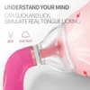 Vibrator pussy zuigen dildo seksspeeltjes voor vrouw tong likken clitoris stimulator tepel masturbator massager 0803