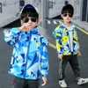 Kappa barnkläder pojkes stil koreansk stil våren barnjacka Big Virgin Boy Rhombus Trench