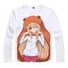 Men's T Shirts Coolprint Anime Shirt Himouto! Umaru-chan T-Shirts Long Sleeve Umaru Doma Nana Ebina Kirie Motoba Cosplay Kawaii